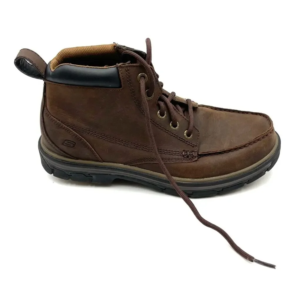 SKECHERS SN64265 Leather men's ankle boots size 7